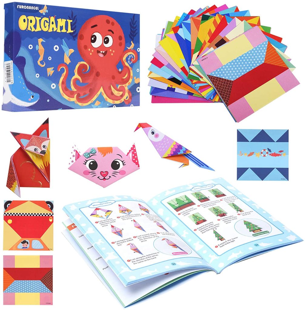 Kit de Papel Origami Colorido