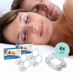 Clipe Magnético de Silicone Anti-Ronco (2+2 GRÁTIS)