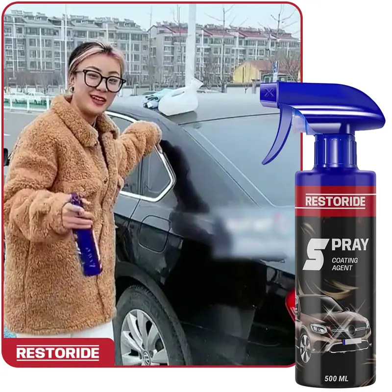 RESTORIDE - Spray para proteção de peças metálicas e de vidro do automóvel