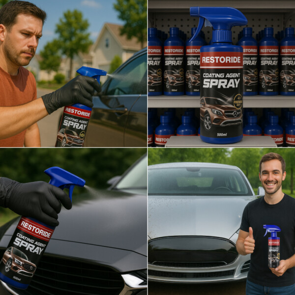 RESTORIDE - Spray para proteção de peças metálicas e de vidro do automóvel - Image 7