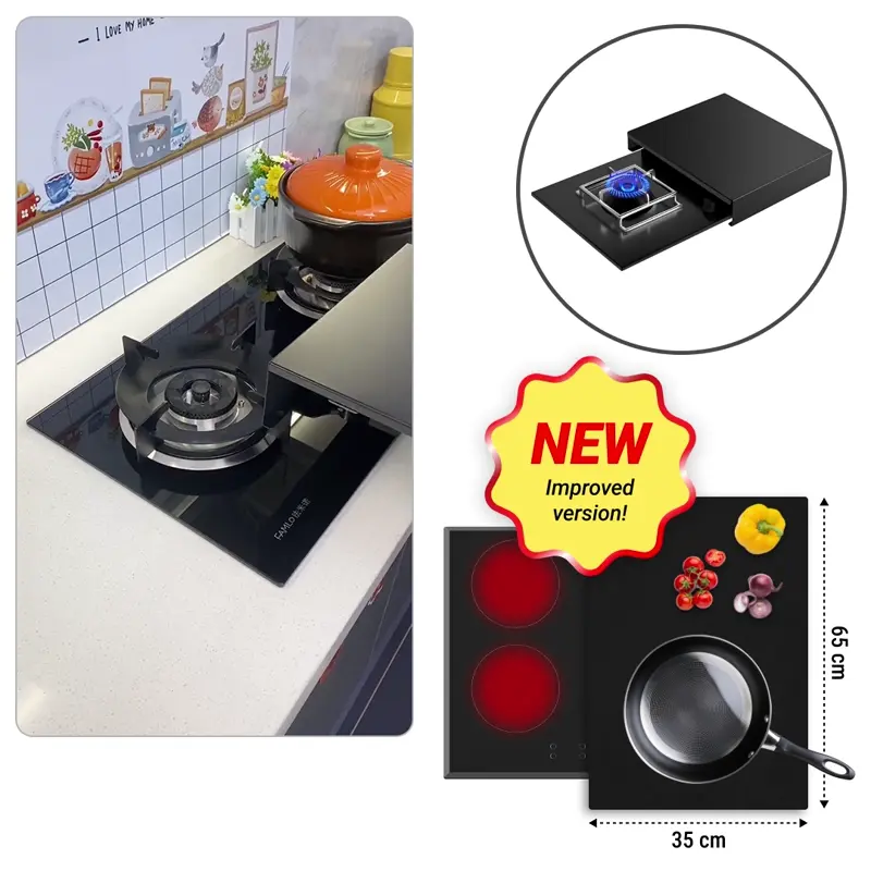 SHELFYSTOVE™ - TAMPA DO FOGÃO A GÁS (65 x 35 x 7 cm)