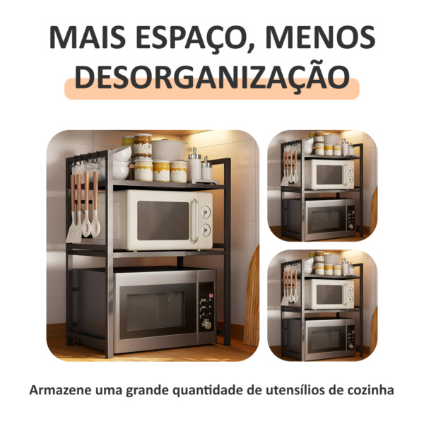 MicroRack™ Prateleira Expansível para Forno de Micro-ondas - Image 2