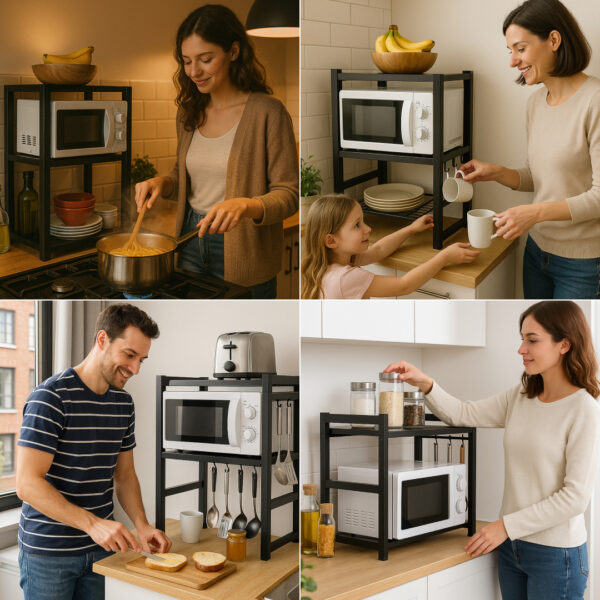MicroRack™ Prateleira Expansível para Forno de Micro-ondas - Image 7