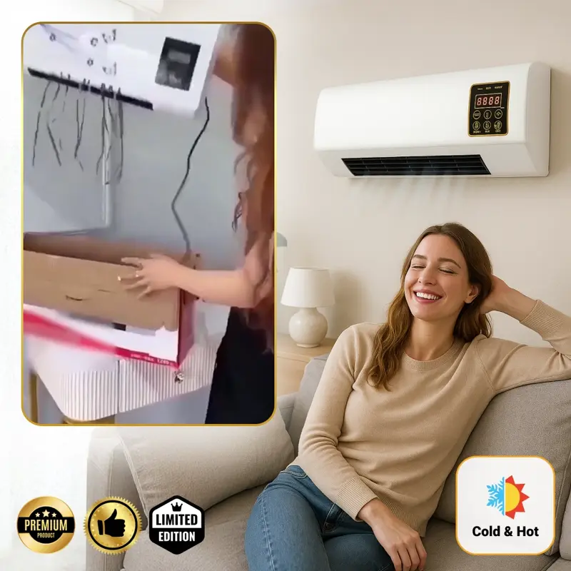 Enchantia – ventilador de resfriamento e aquecimento instalável sem perfuração