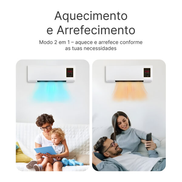 Enchantia – ventilador de resfriamento e aquecimento instalável sem perfuração - Image 2