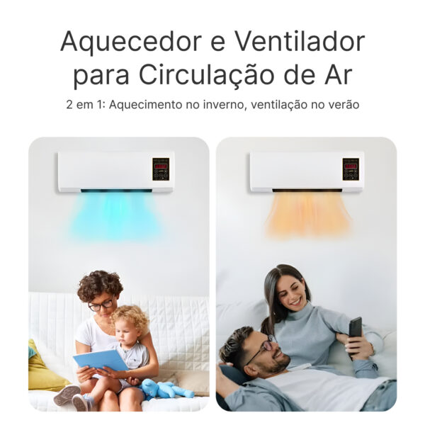Enchantia – Ventilador com Função de Aquecimento e Ventilação, Montagem Sem Ferramentas - Image 2