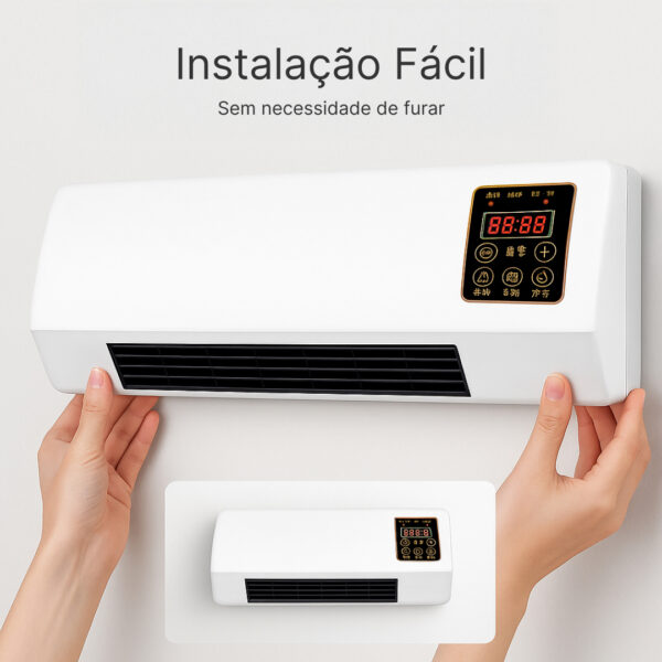 Enchantia – ventilador de resfriamento e aquecimento instalável sem perfuração - Image 4