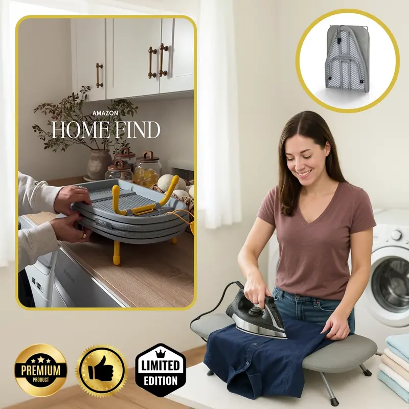 IronEase™ - Tábua de passar dobrável