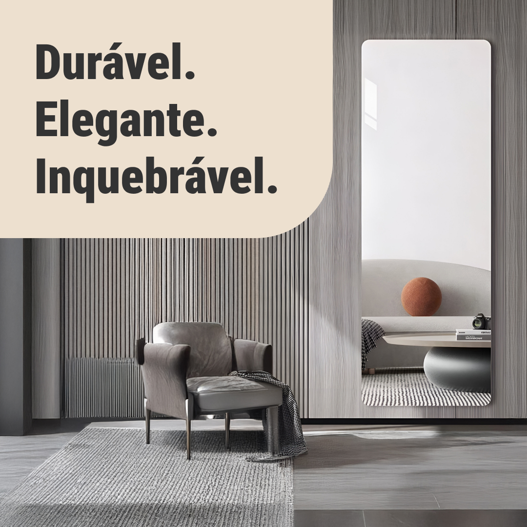 MirrorFlex™ espelho acrílico flexível autoadesivo 120 x 40 cm - Image 2