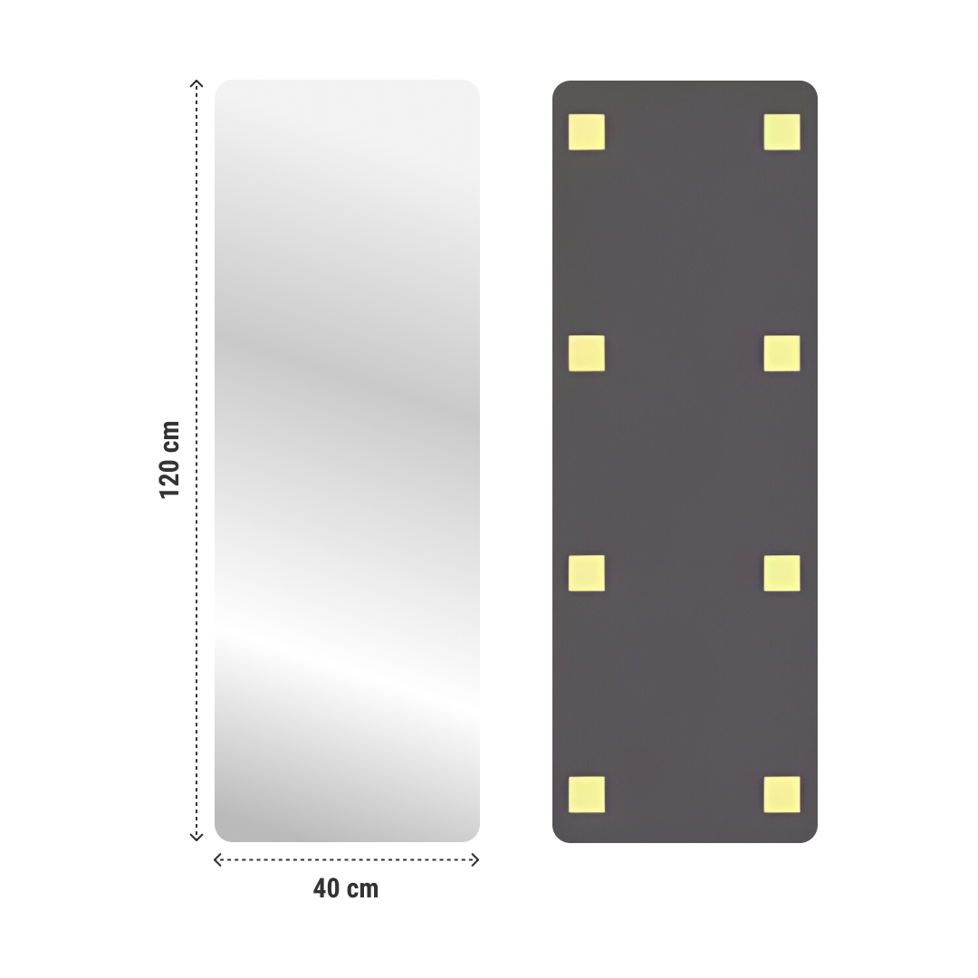 MirrorFlex™ espelho acrílico flexível autoadesivo 120 x 40 cm - Image 6
