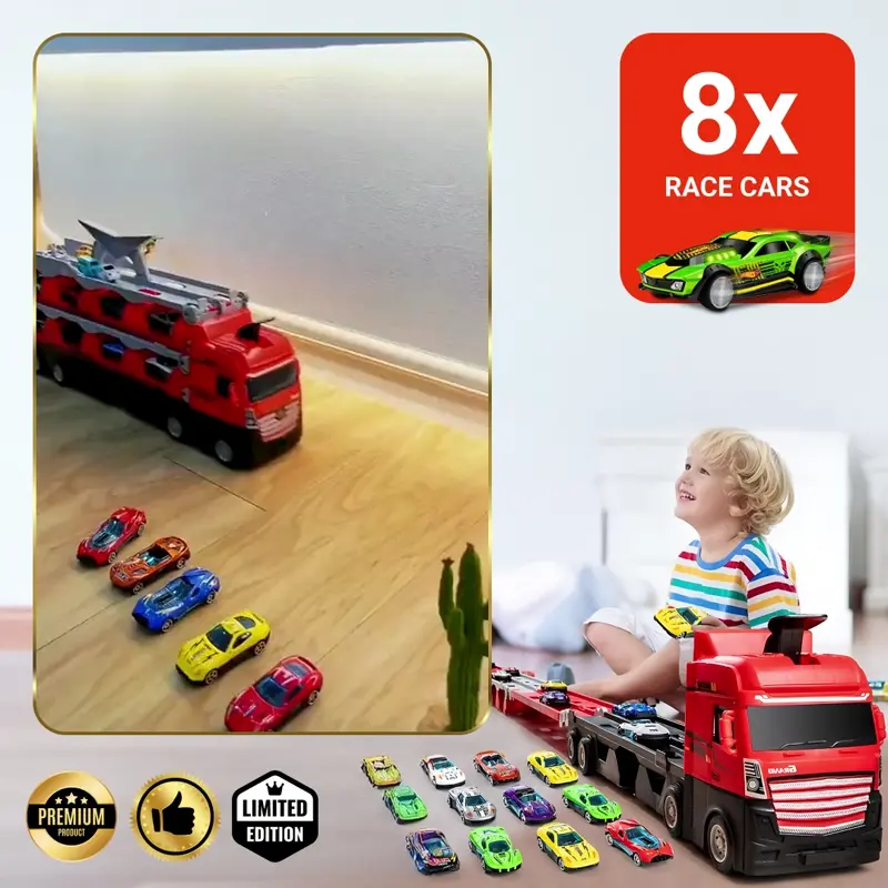 RACERTRUCK™ MEGA CAMIÃO EXPANSÍVEL